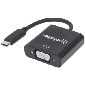 CABLE ADAPTADOR CONVERTIDOR     USB-C 3.1 A VGA HD15 MACHO-HEMBRA